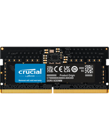 DDR5 SODIMM CRUCIAL 8 GB 5600 DDR5 SODIMM CRUCIAL 8 GB 5600