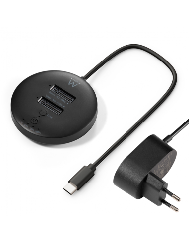 EWENT CLONADOR USB 3.2, DOBLE BAHÃA...