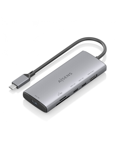 USB-C DOCK AISENS 6 EN 1 HDMI USB-A...