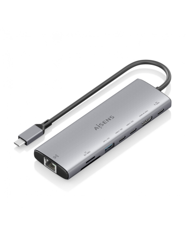 USB-C DOCK AISENS 8 EN 1 HDMI RJ45...