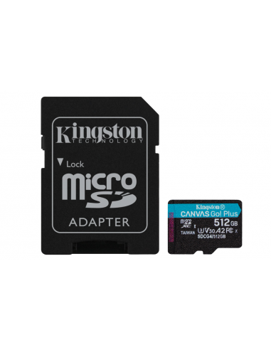 MICRO SD KINGSTON 512GB CANVAS GO...