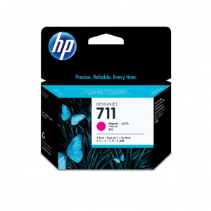 TINTA HP 711 MAGENTA PACK 3