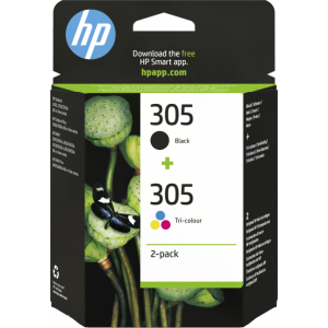 TINTA HP 305 PACK COLOR NEGRO