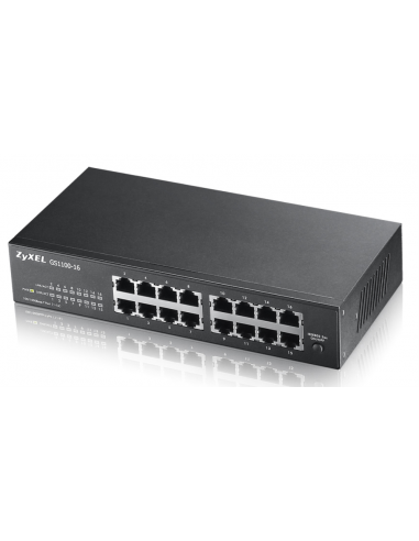 SWITCH ZYXEL GS1100-16 V3 16-PORT GIG... SWITCH ZYXEL GS1100-16 V3 16-PORT GIG...