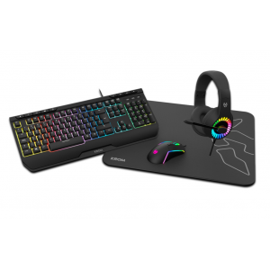 PACK KROM 4 EN 1 RGB GAMING...